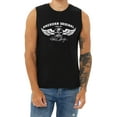 thumbnail image 1 of Mens Cut Off Shirts Sleeveless Muscle Tee Shelby Ford Mustang Wings, 1 of 3