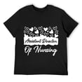 thumbnail image 1 of Mens Cute Assistant Director of Nursing Heart T-Shirt Black, 1 of 5