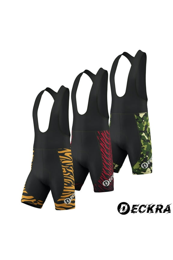 Mens Cycling Bib Shorts Pants 3D Gel Padded Mesh Top Bicycle Tights Bikewear Outdoor Sports