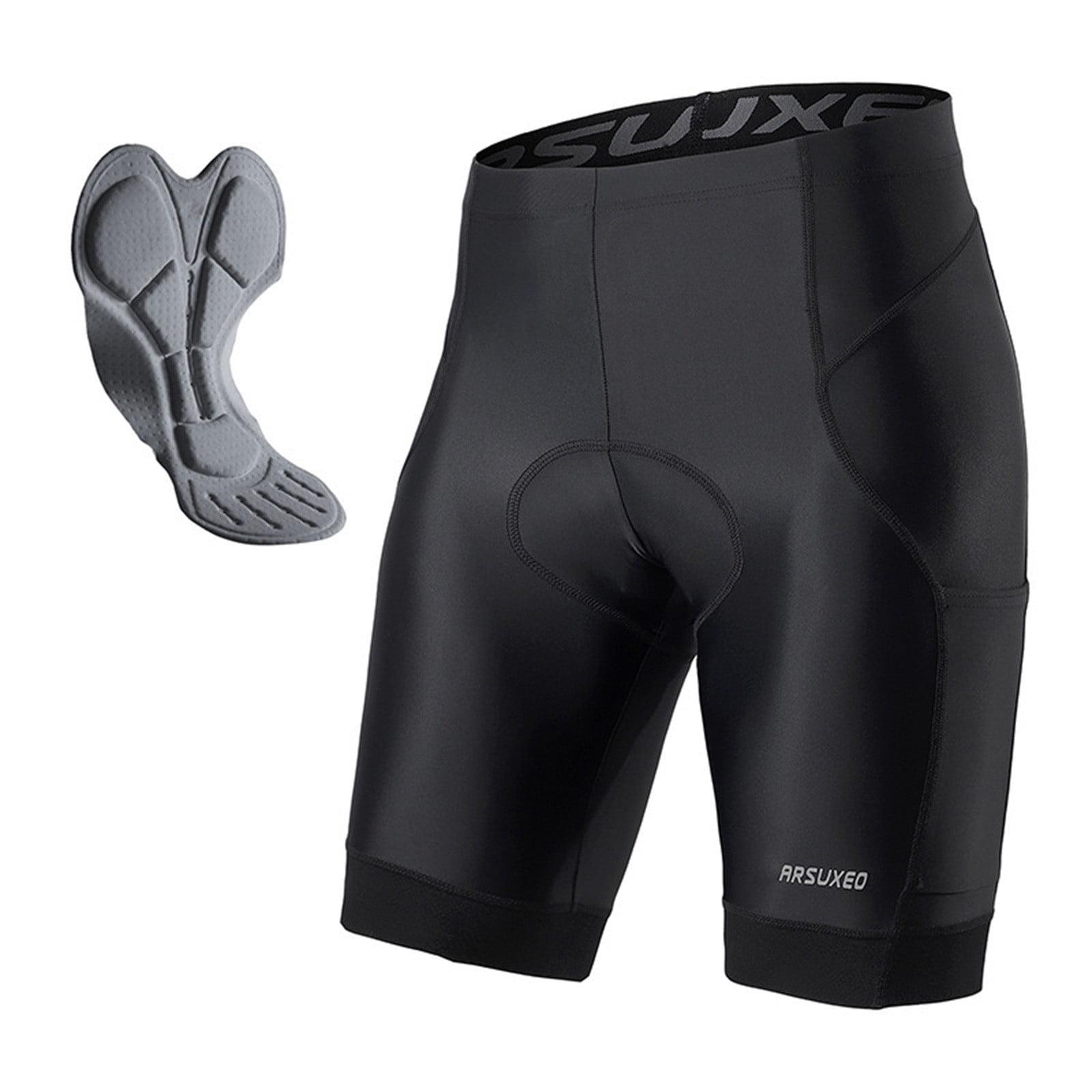 Mens Cycling Shorts Padded Bike Shorts for Men with Pockets Bicycles Biking Shorts with Padding