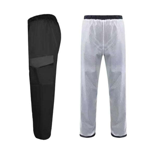 Mens Cycling Thickened Double Layer Pants Raincoat Rain Pants
