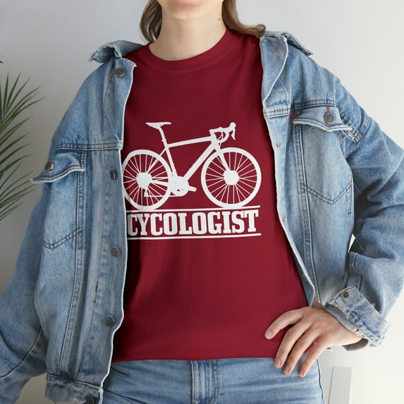 Mens Cycologist Cycling Road Bike Racing Funny Cyclist Gift T-Shirt