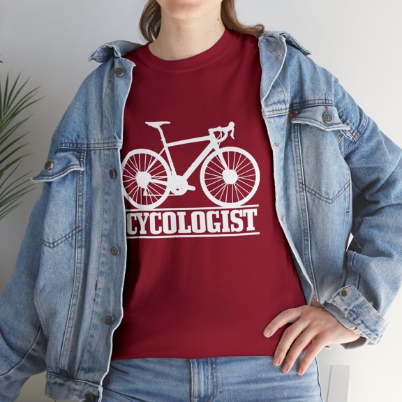 Mens Cycologist Cycling Road Bike Racing Funny Cyclist Gift T-Shirt