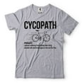 thumbnail image 1 of Mens Cycopath Definition Shirt Funny Bike Bicycle Shirts Biker Gifts Rider Shirt Bike Riding Shirts (X-Large Grey), 1 of 6