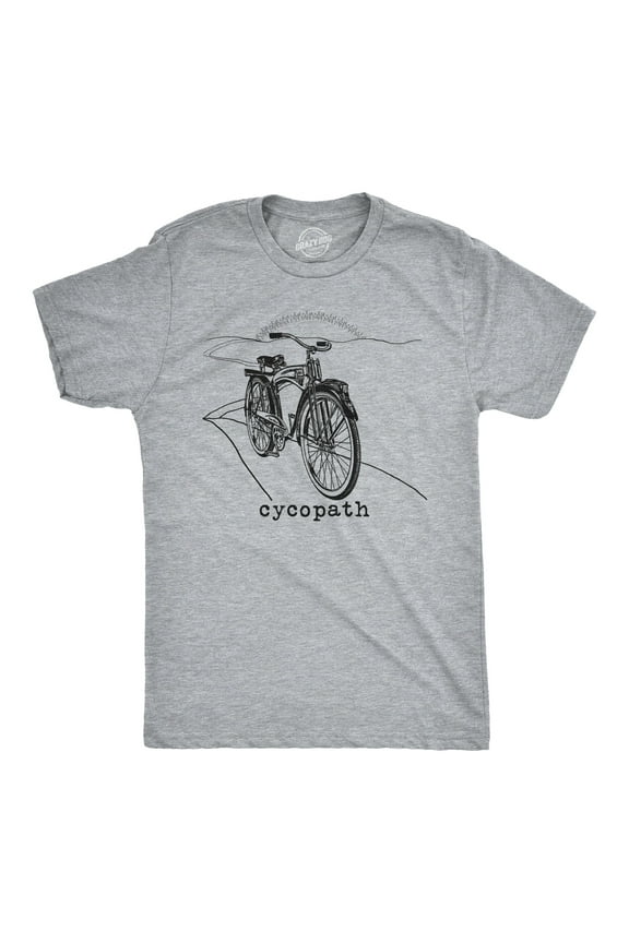 Mens Cycopath T Shirt Funny Cycling Tee Bicycle Shirt for Men Cyclist Gift Graphic Tees