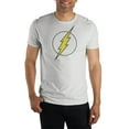 thumbnail image 1 of Mens DC Comic Book Superhero Flash White Graphic Tee-S, 1 of 2