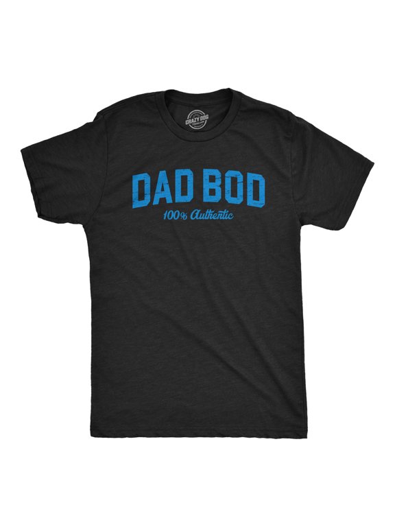 Mens Dad Bod T Shirt Funny Fathers Day Gift Out Of Shape Joke Tee for Guys Graphic Tees