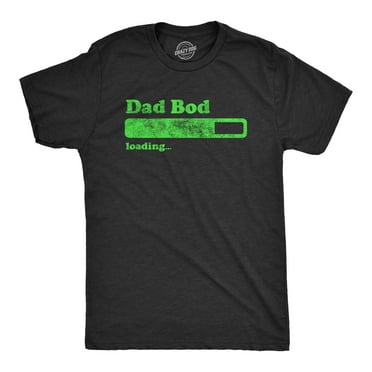 Mens Dad Bod Loading T Shirt Funny Overweight Chubby Body Progress Joke Tee For Guys Graphic Tees