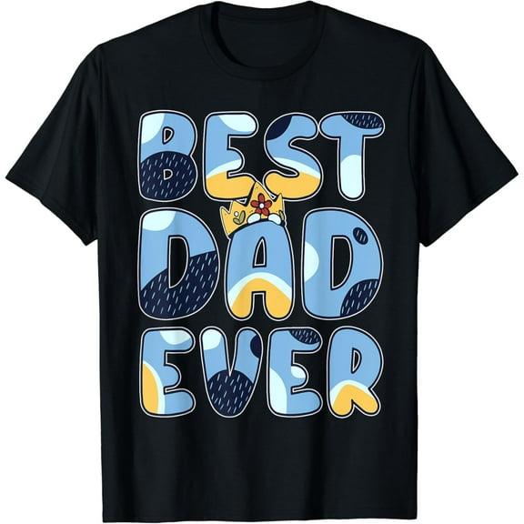 Mens Dad Fathers Day Best Dog Dad Ever 2025 T-Shirt