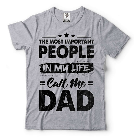 Mens Dad Shirt People Call Me Dad T-Shirt Fathers Day Dad Gifts Dad Shirts Father Shirt Daddy Shirt (Large Grey)