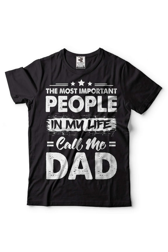 Mens Dad Shirt People Call Me Dad T-Shirt Fathers Day Dad Gifts Dad Shirts Father Shirt Daddy Shirt (Medium Black)