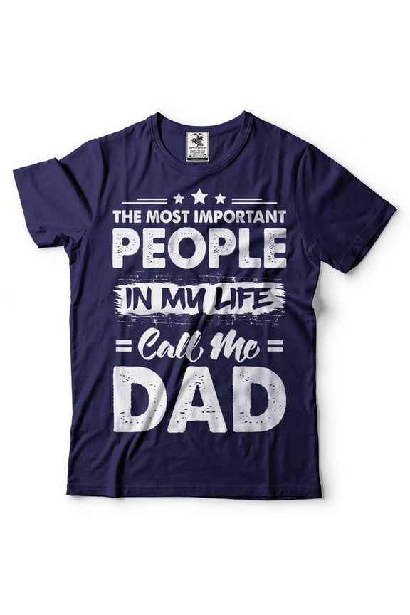 Mens Dad Shirt People Call Me Dad T-Shirt Fathers Day Dad Gifts Dad Shirts Father Shirt Daddy Shirt (Medium Navy Blue)