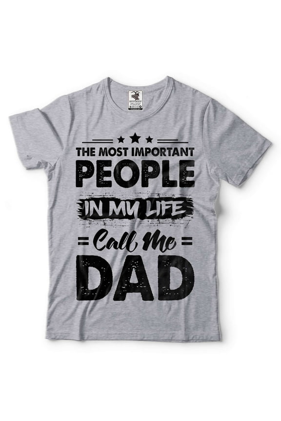 Mens Dad Shirt People Call Me Dad T-Shirt Fathers Day Dad Gifts Dad Shirts Father Shirt Daddy Shirt (Small Grey)