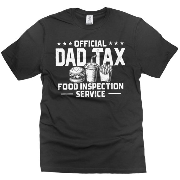 Mens Dad Tax t-shirt Funny Father's Day Gift Dad humorous Tee shirts joke gifts birthday gift (4X-Large Black)