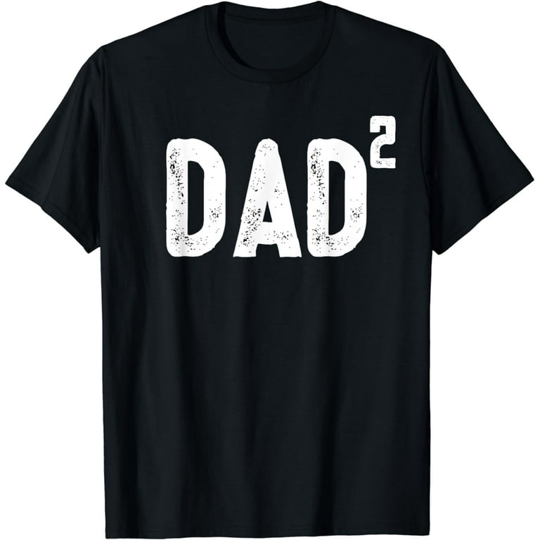 Mens Dad To Be Of 2 Kids - 2nd Power Squared Tee Shirt Mens Dad To Be Of 2 Kids - 2nd Power Squared Tee Shirt