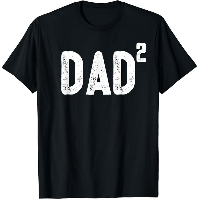 Mens Dad To Be Of 2 Kids - 2nd Power Squared Tee Shirt Mens Dad To Be Of 2 Kids - 2nd Power Squared Tee Shirt