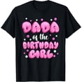 thumbnail image 1 of Mens Dada of the Birthday Girl Shirt Bubble Gum Dad Daddy Father T-Shirt men and women can wear, black, white, gifts, 1 of 4