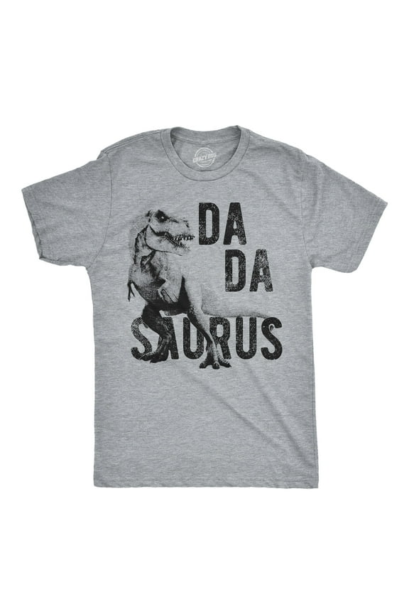 Mens Dadasaurus Trex T Shirt Funny Father's Day Dinosaur Papa Graphic Novelty Tee Graphic Tees