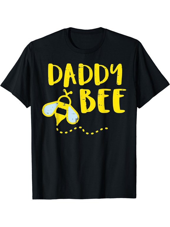 Mens Daddy Bee Family Matching Beekeeping Dad Papa Men T-Shirt BLACK Unisex S-5XL Hot Trending Shirt, Vintage Birthday Gift