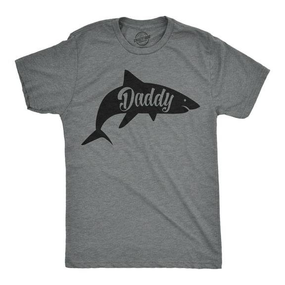 Mens Daddy Shark T shirt Cute Funny Family Cool Best Dad Vacation Tee for Guys Graphic Tees