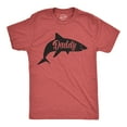 thumbnail image 1 of Mens Daddy Shark T shirt Cute Funny Family Cool Best Dad Vacation Tee for Guys Graphic Tees, 1 of 6