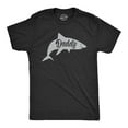 thumbnail image 1 of Mens Daddy Shark T shirt Cute Funny Family Cool Best Dad Vacation Tee for Guys Graphic Tees, 1 of 6