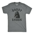 thumbnail image 1 of Mens Daddy Shark T Shirt Funny Shark Face Chomp Jaws Fathers Day Graphic Tee Graphic Tees, 1 of 9