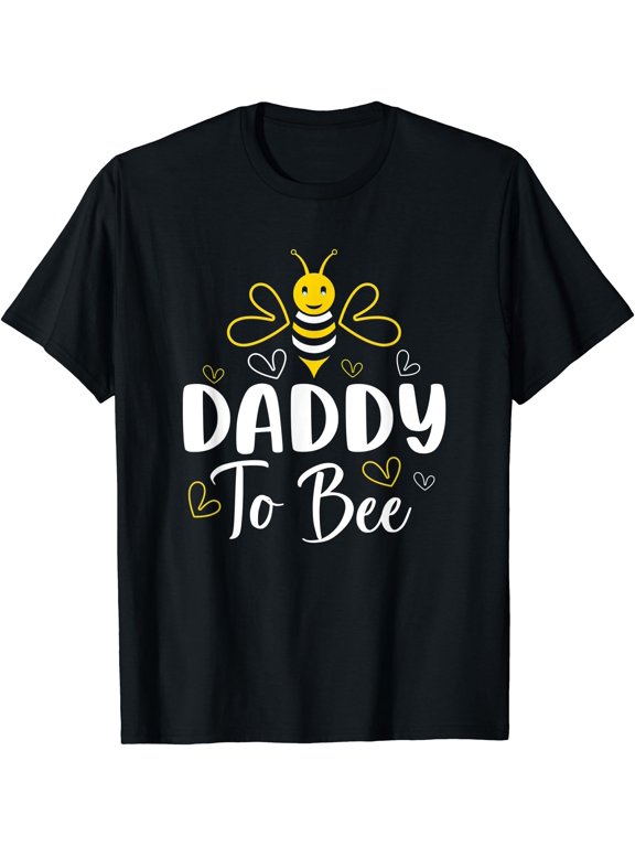 Mens Daddy to Bee Pregnancy Announcement Baby Shower Daddy T-Shirt