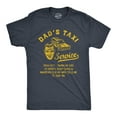 thumbnail image 1 of Mens Dads Taxi Service T Shirt Funny Fathers Day Cab Rides Joke Tee for Guys Graphic Tees, 1 of 7