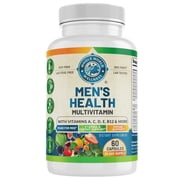 Mens Daily Multivitamin and Multimineral Supplement, Made for Men.
