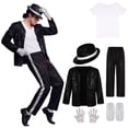 thumbnail image 1 of Mens Dance Star 𝗖𝗼𝘀𝘁𝘂𝗺𝗲 for Men 80s 90s Pop Stage Outfits for 𝗖𝗼𝘀𝗽𝗹𝗮𝘆 Party Mens Sweat Suits Sets, 1 of 5