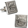 thumbnail image 1 of Mens Dartmouth College Silver Edition Cufflinks PD-DMT-SS NEW, 1 of 4