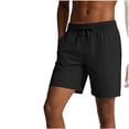 thumbnail image 1 of Mens All Day Comfy Pull-On Shorts 7" - Golf Casual Elastic Waist Quick Dry Cooling Shorts for Athletic Daily with Pockets Big and Tall Size S-4XL Black, 1 of 9