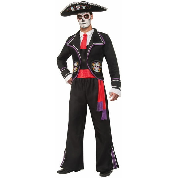 Mens Day Of Dead Macabre Costume