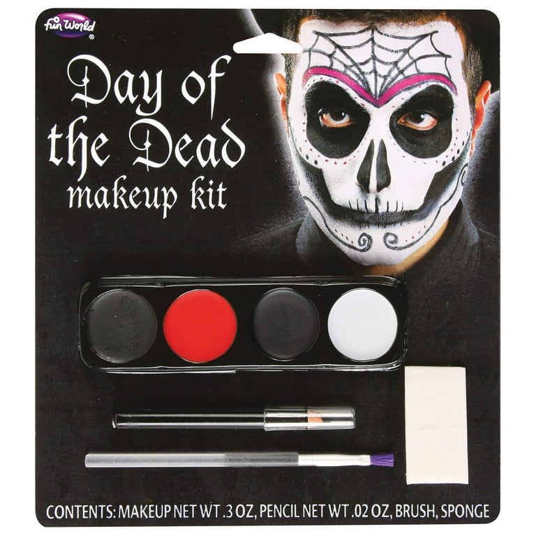 Mens Day Of The Dead Make Up Kit Male Mens Day Of The Dead Make Up Kit Male