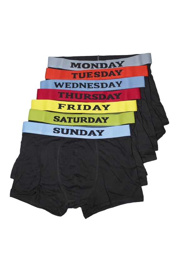 Mens Days Of The Week Boxer Shorts / Underwear (Pack Of 7)