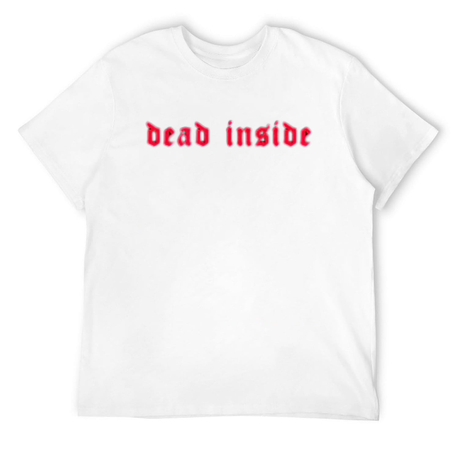 Mens Dead Inside - Aesthetic Red Soft Grunge Goth Egirl Eboy T-Shirt ...