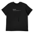 thumbnail image 1 of Mens Definiton Backpacker Traveler Fernweh T-Shirt Black 3X-Large, 1 of 5