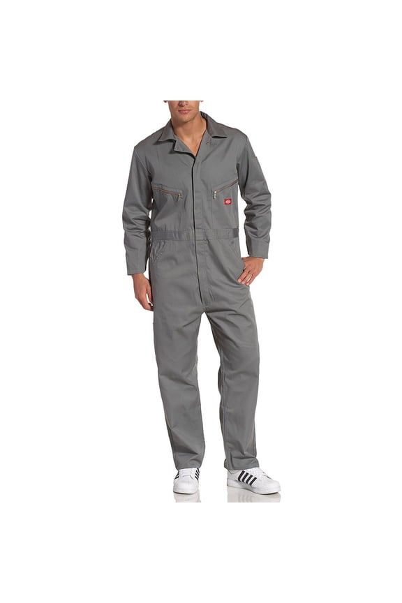 Mens Deluxe Blended Coverall, Gray - L S