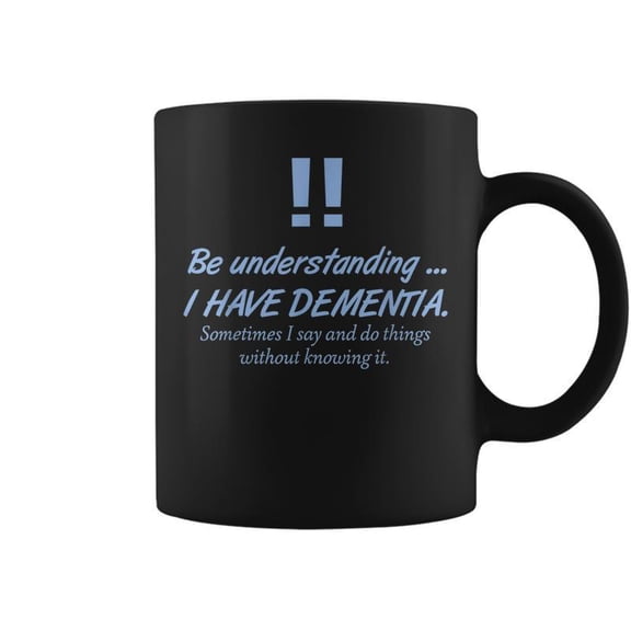 Mens Dementia Alzheimer Warrior Patients Brain Disorder Coffee Mugs