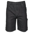 thumbnail image 1 of Mens Denim Cargo Shorts Premium Cotton Jeans Multi Pocket Dirty Blue  34, 1 of 3