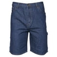thumbnail image 1 of Mens Denim Cargo Shorts Premium Cotton Jeans Multi Pocket Stoash Blue 36, 1 of 3
