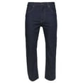 thumbnail image 1 of Mens Denim Jeans Pants Premium Cotton Straight Leg Fit CA999 Super D Blue 40x30, 1 of 6