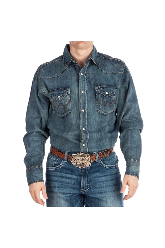 Mens Denim Work Shirt