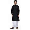 thumbnail image 1 of Mens Desginer Wear Bollywood Style Indian South Indian Cotton Dhoti Kurta Set, 1 of 4