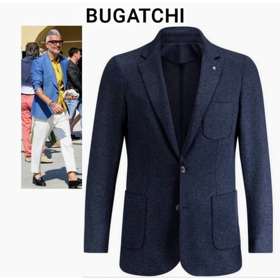 Mens Designer Bugatchi Two Button Blazer. Org $498 Sz XL