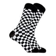thumbnail image 1 of Mens Designer Checkered Cotton Socks, 1 of 1