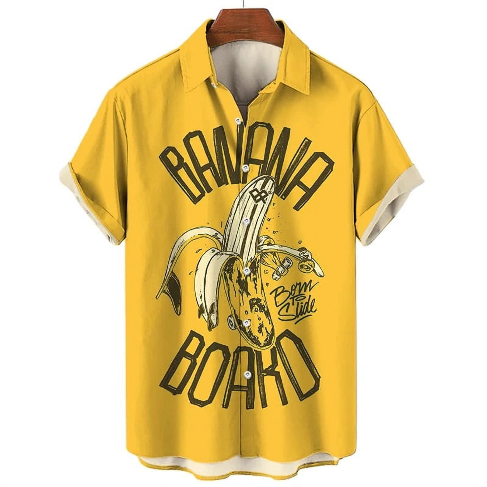 Mens Designer Clothes Print Shirt Oversized Summer Travel Hawaii Beach