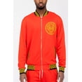 thumbnail image 1 of Mens Designer Lion Head Embroidered Full Suit Track Jacket Active Wear, 1 of 5