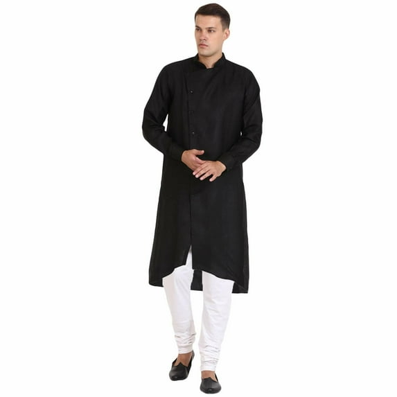 Mens Designer Wear Indian Linen Bollywood Achkan Pathani Style Kurta Pyjama Set